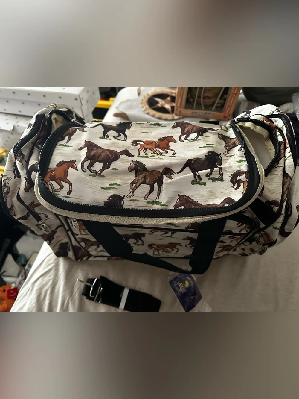 NGil Horse & Cowhide Duffel Bags